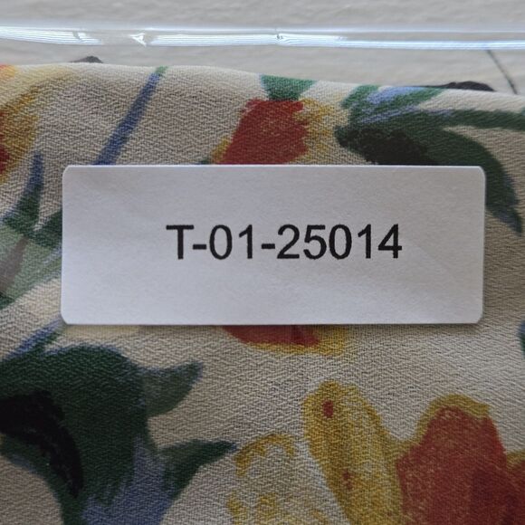 NWT Zac & Rachel Yellow Black Floral Sleeveless Asymm Double-Layer Tunic Top XL - Picture 10 of 10